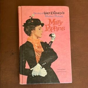 Disney Mary Poppins Pink and Black Book